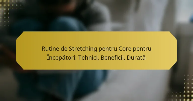 Rutine de Stretching pentru Core pentru Începători: Tehnici, Beneficii, Durată