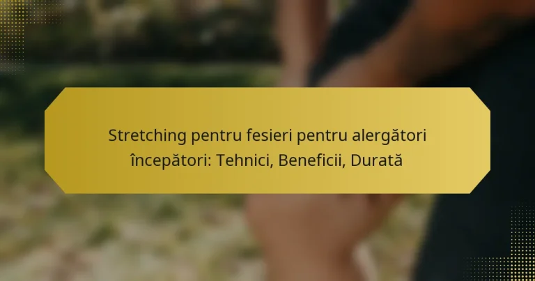 Stretching pentru fesieri pentru alergători începători: Tehnici, Beneficii, Durată